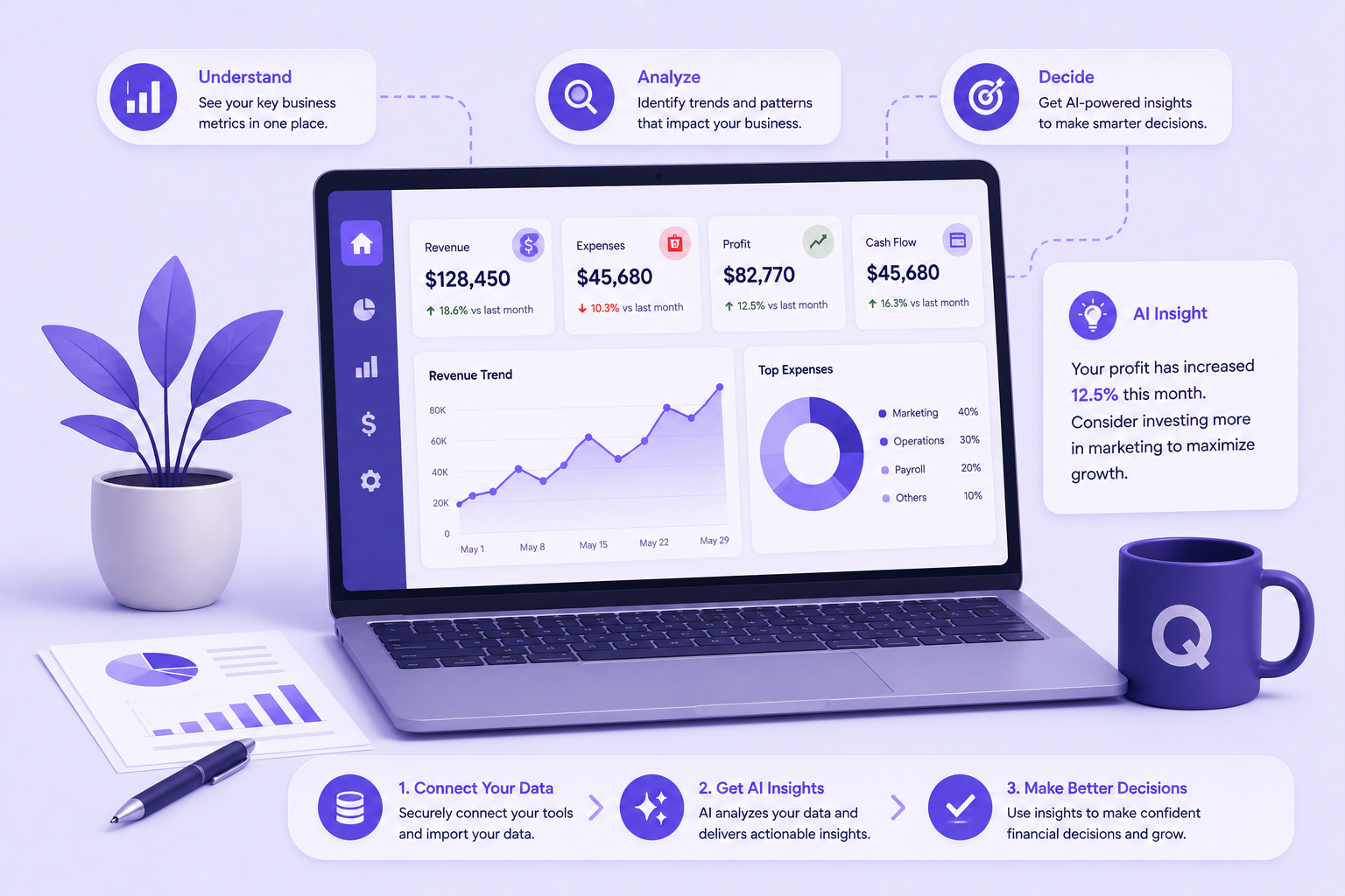 Business data for smarter financial decisions with QBiz